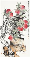 《九寿图》180×96cm 写意系列 纸本水墨 2011年
