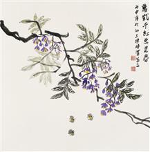 《万紫千红总是春》写意花鸟 纸本设色 2016年
