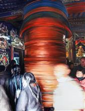 《圣殿系列·16》180x140cm 人物 布面油画 2012年