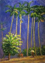 《南方的树》50x70cm 布面油画 2016年