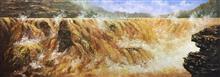 《中国黄河》196x82cm 布面油画