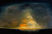 《圣湖之光系列·3》200x350cm 风景 布面油画 2008-2009年