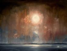 《圣湖之光系列·4》200x260cm 风景 布面油画 2008-2009年