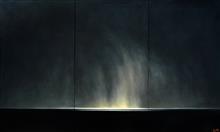 《圣湖之光系列·1》180×300cm 风景 布面油画 2008-2009年
