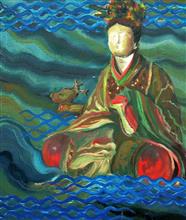 《佛语系列·17》60x50cm 布面油画 2013年