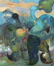 《人与自然·15》120x100cm 布面油画 2007年