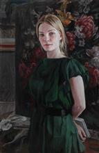 《肖像Татьяны Лабезной》90х60cm 2018年