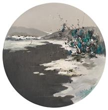 《江南》60x60cm 布面油画 2017年