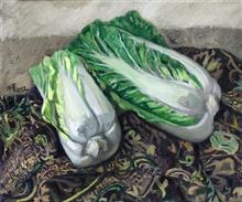 《白菜》50x60cm 静物题材 布面油画 2017年