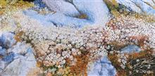 157《百花丛中仙姿展 Hidden Among the Flowers》90x172x5(80) 布面油画 2015年