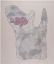 《水衣No.12》，絹版，100x80cm，2008