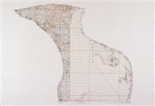 《水衣No.3》，絹版， 65X85cm，2004