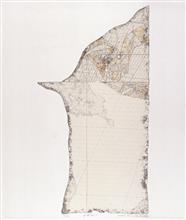 《水衣No.1》，絹版，98x53cm，2003