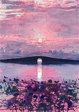 《印象西湖之粉色》75x55cm 布面丙烯 2019年