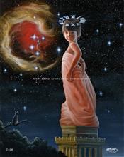 《女神時光》，油彩，91 x 72.5 x 2cm，2014
