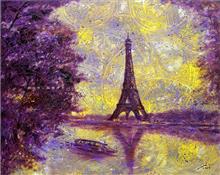 《巴黎時光》，油彩，91x72.5cm，2012