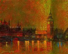 《倫敦時光》，油彩，91x72.5cm，2012(1)