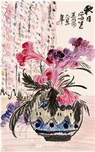 1985《 窗 帘 鸡 冠 花 》