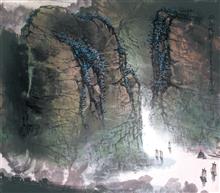 峡谷帆影-78x69-2014年-4.84平尺