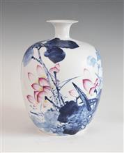 贵和-高度38cm-肚径28cm-150件-青花斗彩瓷瓶-2008年
