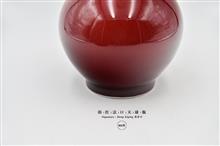 80件郎红法口天球瓶-高26.5cm 肚径16cm 口径8.5cm 底径9cm-2
