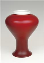 150件郎窑红釉福心瓶-高31.5cm-肚径22cm-口径12cm-底径15cm