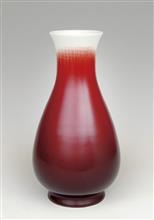 200件郎窑红釉玉兰瓶-高38cm-肚径21cm-口径12cm-底径13cm