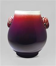 100件玫瑰紫釉福桶瓶-高24.5cm-肚径23cm-口径13.5cm-底径12.5cm