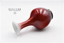 30件郎窑红釉法口天球瓶-高20.5cm 肚径10.5cm 口径6.5cm 底径6cm-1