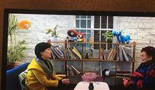 潇琴应泉州电视台之邀采访台湾作家著名画家高逸之妻有关故乡情专题片