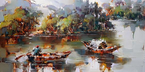 油彩画(山下貞治)